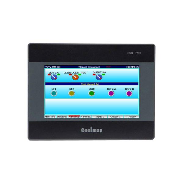 LED Resistive 4.3'' TFT HMI Control Panel MT6043H COM RS485 For Industrial
