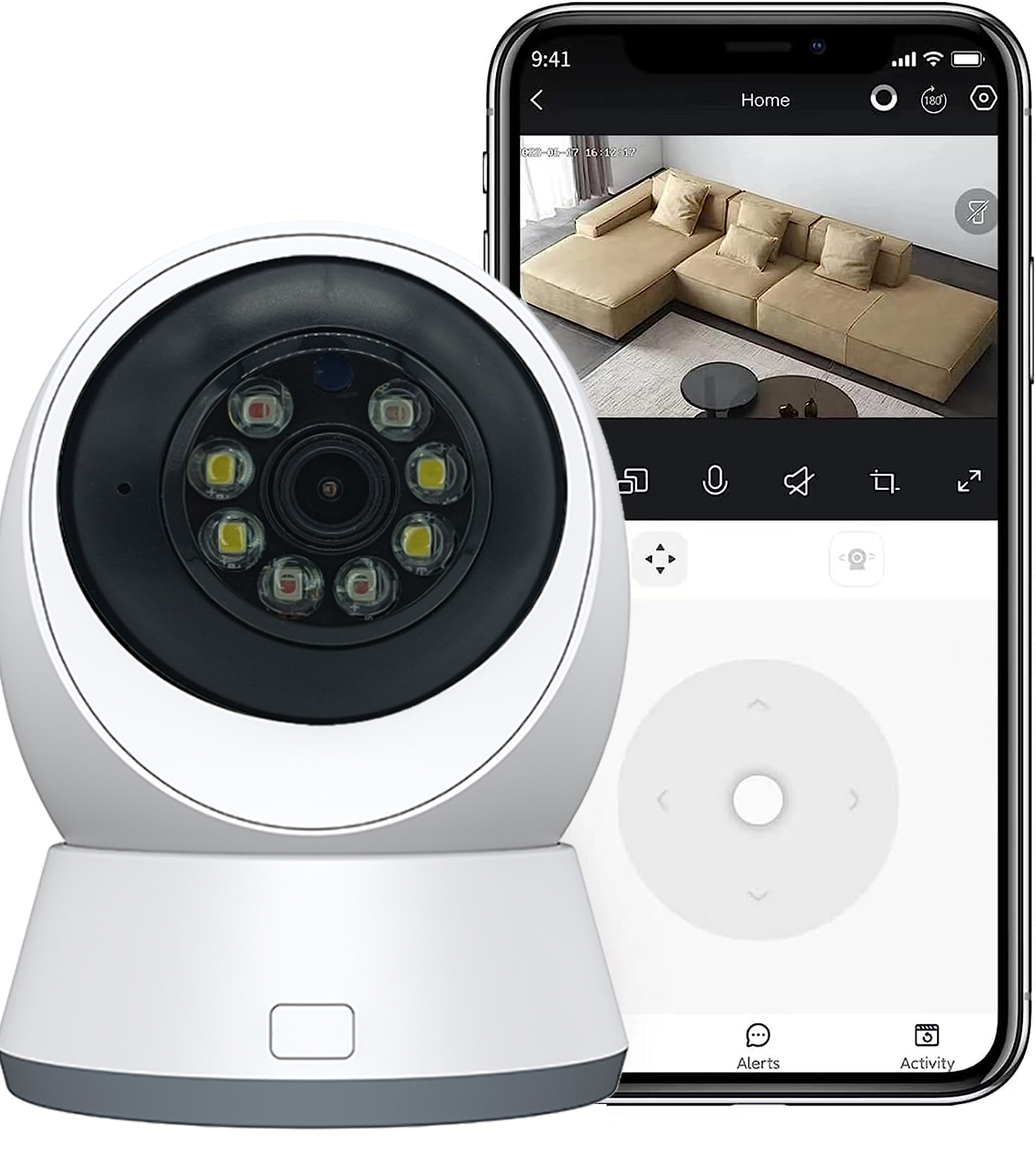 Waterproof WiFi Support 128 Memory Card CCTV Security IP Camera Outdoor Dual Lens Network Camera