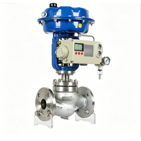 Explosion Proof Pneumatic Diaphragm Regulating Valve Stainless Steel Flange Control Valve for Chemical Heating Pipeline