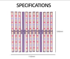 Wholesale 1060W Indoor Garden LED Grow Lights Full Spectrum Aluminum Alloy Material from china suppliers