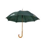 Wooden Shaft Custom Logo Printing Stick Straight Umbrellas Wood Curve Handle