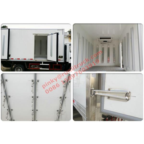 103HP Petol Gasoline Engine Foton Refrigerator Truck For Medicine Transport