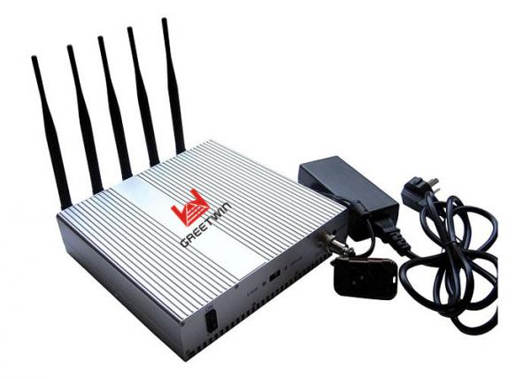 Quality Strong Range Cell Phone Signal Jammer Scrambler Device WIFI 2400mhz - 2500MHz for sale