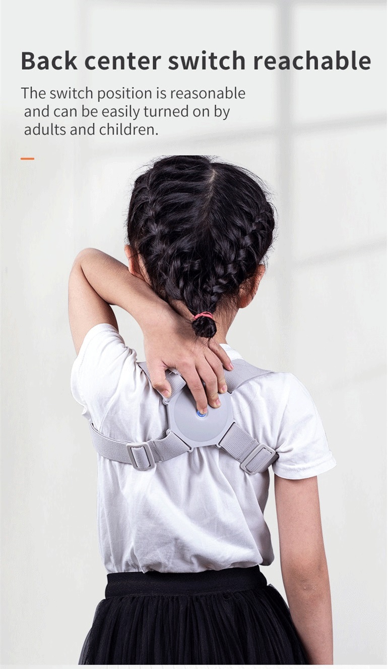 Smart sensor orthosis correction belt reminder of adult & child sitting posture hunchback Back smart posture corrector