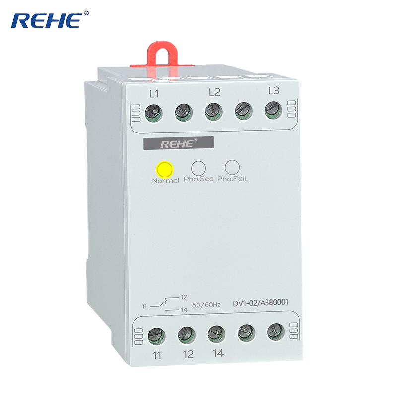 DV1-02 Relays Voltage Monitoring 3 Phase Mains Voltage Monitor Relay