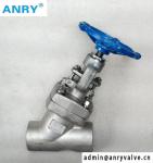 800Lb Forged Steel F304 Body Trim No.12 Stellite 6 Overlay Disc Globe Valve
