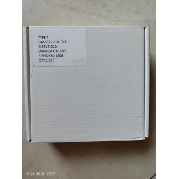 Flange Insulation Kit TYPE F With G10 + PTFE Gasket For Pipeline Raised Flange