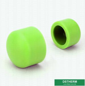 Wholesale Lightweight Ppr Pipe Accessories Green Color DIN8007 / 8078 Fittings End Cap from china suppliers