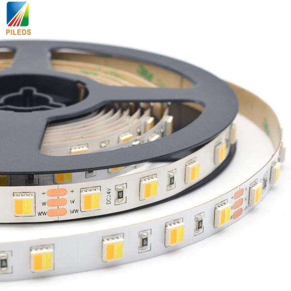 DC12V/24V 300 LED Strip 5050 SMD Dual Color 2in1 5 Meter Wifi Control Addressable CCT IP20/IP68