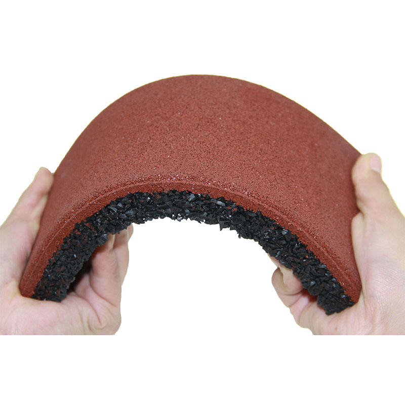 Pavers EPDM Rubber Flooring Tiles Anti UV / Slip 20 - 45mm