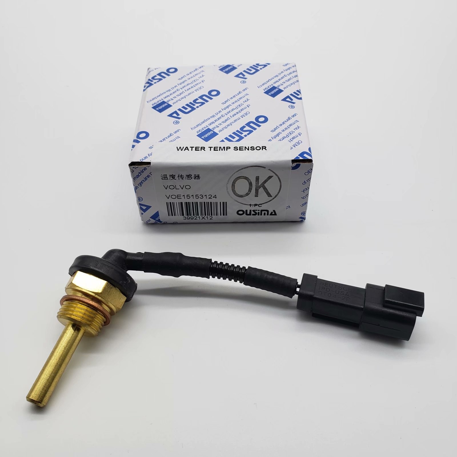 OUSIMSA Water Temperature Sensor VOE15153124 With Line Water Temperature For