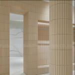 Mosaic Light Yellow Clothing Store Marble Stone Tile Long Strip Commercial