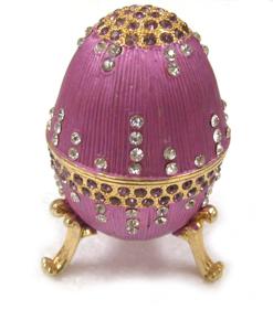 Wholesale Faberge Egg Trinket Jewelry Box Faberge Egg for Jewelry Boxes Gift Faberge Egg Jewelry Trinket Box Decoration Gift from china suppliers