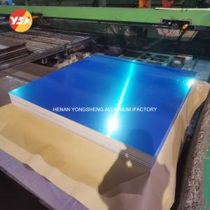 Wholesale 0.5 / 2.0 / 1.25 / 1.6 / 2.5mm 1050 5052 H14 H32 Temper One Side Blue PVC Aluminum Sheet from china suppliers