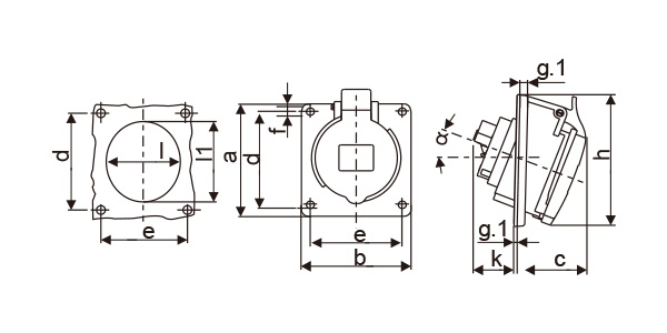 Durable Waterproof Plug Socket Functional Design Lower Maintenance Cost