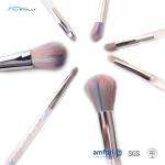 Plastic 7pcs OEM Poly Bag Luxury Makeup Brush Set