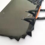 43x47x11cm Large Metal Dustpan Brush Set Powder Coated Precision Edge