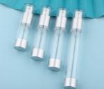 15ml Frosted Airless Pump Bottles Plastic Lotion Pump Vacuum Travel Container