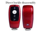SGS Approved Anti Scratch Carbon Fiber Car Key Case For Benz