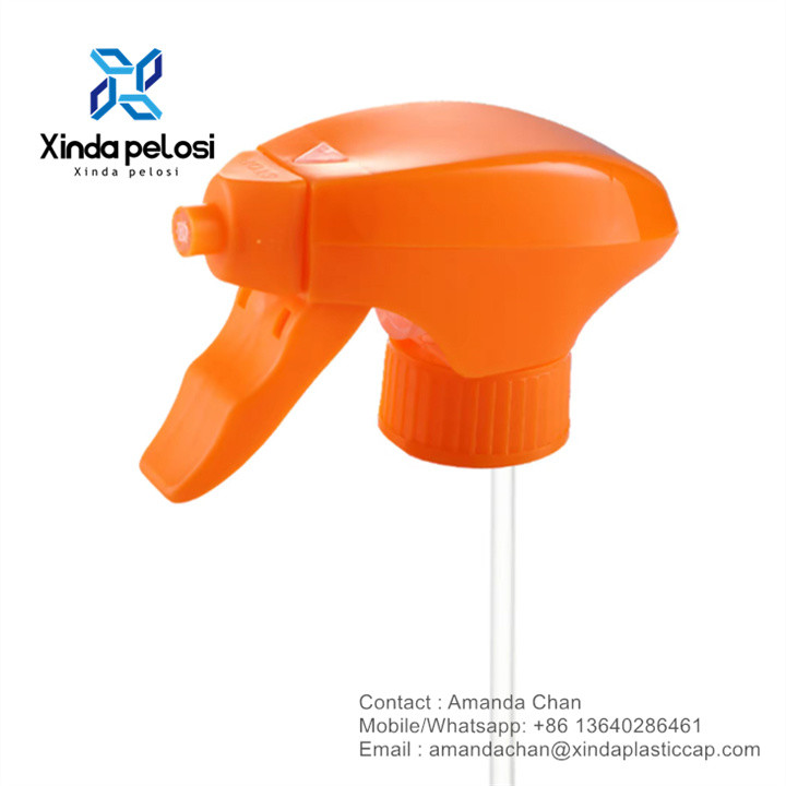Non Spill Plastic Watering Trigger Sprayer Hand Sprayer Pump With Clip