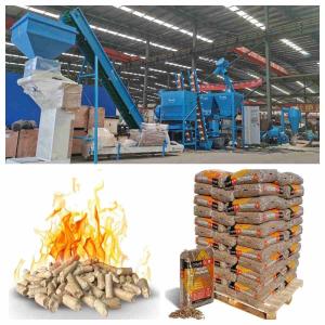 Wholesale Automatic Full Pellet Production Equipment 800-1000kg/H Wood Pellet Extruder Machine from china suppliers