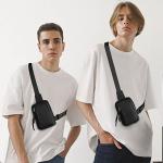 Men Women Small Waterproof Crossbody Bag Casual Phone Chest Bag for Travelling