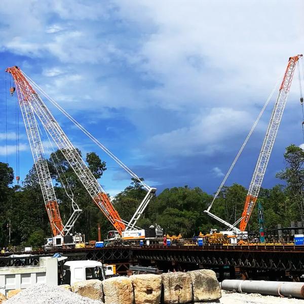 45t Construction Mobile Spider Crane Crawler Lifter with Max. Lifting Height 68m