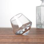 8 Oz Handmade Scotch Whiskey Glasses Ideal For Trendy Bars / Hotels