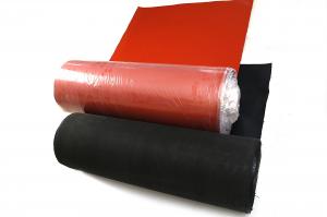 China 920mm Silicone Coated Fireproof Fiberglass Fabric 1500gsm on sale