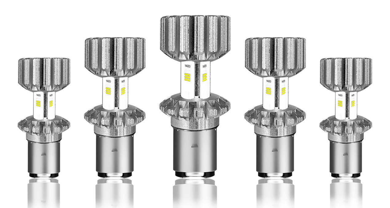 18W BA20D CSP Beads LED Motorcycle Headlight Bulb Motorbike Led Bulbs