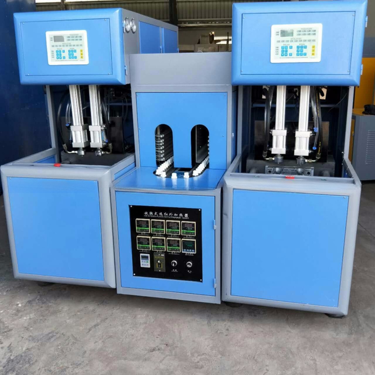 Automatic Bottle Blowing Equipment with 35kN Clamping Force and Max.Bottle Height 380mm