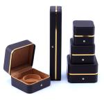 Embossing Logo Grade Leather Jewelry Packaging Box for Bracelet Necklace Watch