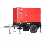 Cummins Mobile Station Silent Trailer Type Diesel Generator For Charging