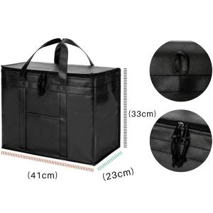 Wholesale Black Refrigerated Insulation Cooler Bag Cold With EPE Foil from china suppliers