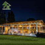 112x203x4 Frame Clear Wedding Marquee 10x20 Canopy Tent Polyvinyl Chloride