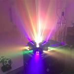 320W UV Color Bee Eyes LED Beam RG Laser Strobe Super 7in1 Effect Disco Lights
