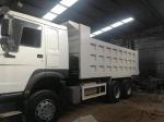 Used Sinotruk HOWO 6X4 371HP Dump Truck with White Color 1 Year After-sales