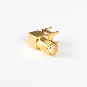 Wholesale Pure Copper Gilding SMA Female PCB Mount Connector DC – 11GHz from china suppliers