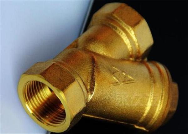 Precision Brass Investment Casting , Water Filter Brass Water Valve Class CT4