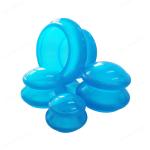 New Arrival Portable Hygroscopic Vacuum Silicone Massage Cupping Set
