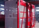 1000kg Twin Cage Construction Hoist Elevator for Building Material