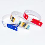 Custom Logo Vinyl PVC Wristbands Promotion Gift Items L Shape One Layer PVC