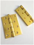 Golden Plated4 Ball Bearing Driveway Gate Hinges Loose Pin Lift Off Type