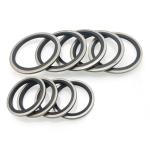Self Centralising 304 Stainless Steel Dowty Seal Gasket NBR Rubber Bonded Seal