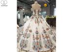 Off Shoulder Tailor Made Prom Dresses Colorful Lace Beading Floor Length