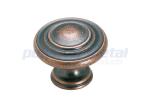 Roman Bronze Zinc Alloy Cabinet Handles And Knobs , Kitchen Cupboard Door Knobs