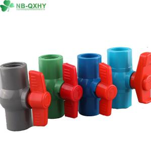 Wholesale Water Media Low Temperature PVC Plastic Compact Ball Valve with Good Heat Resistance from china suppliers