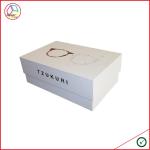 White Coated Paper Rigid Gift Boxes For Phone Packaging