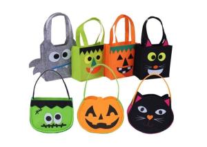 Wholesale Non - Woven Felt Fabric Bags Trick Or Treat For Halloween Decorations from china suppliers