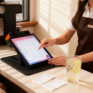 Buy cheap 80MM Printer NFC Payment Terminal Android 13 POS Terminal Payment 11 Inch With from wholesalers